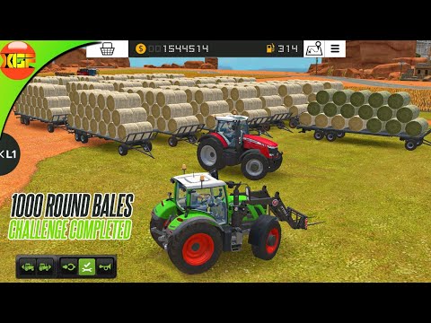 1000 Bales Challenge Done! - 3 Player Multiplayer Gameplay | Farming Simullator 18