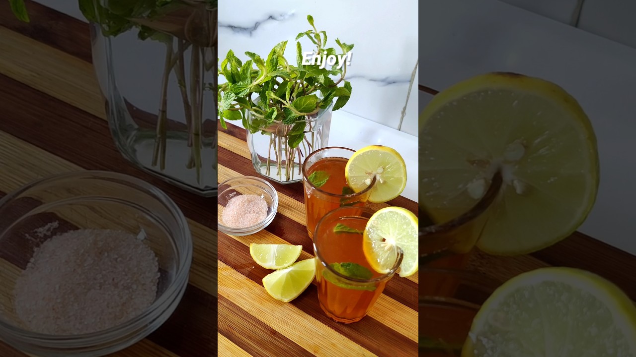 Refreshing Lemon tea recipe 2 minutes lemon tea recipe  shorts