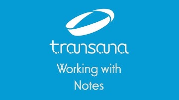 Transana - Notes