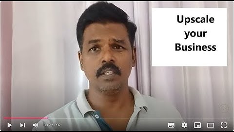 Master Business Course: Upscale your Business - SasikumarTalks #SasikumarTalks