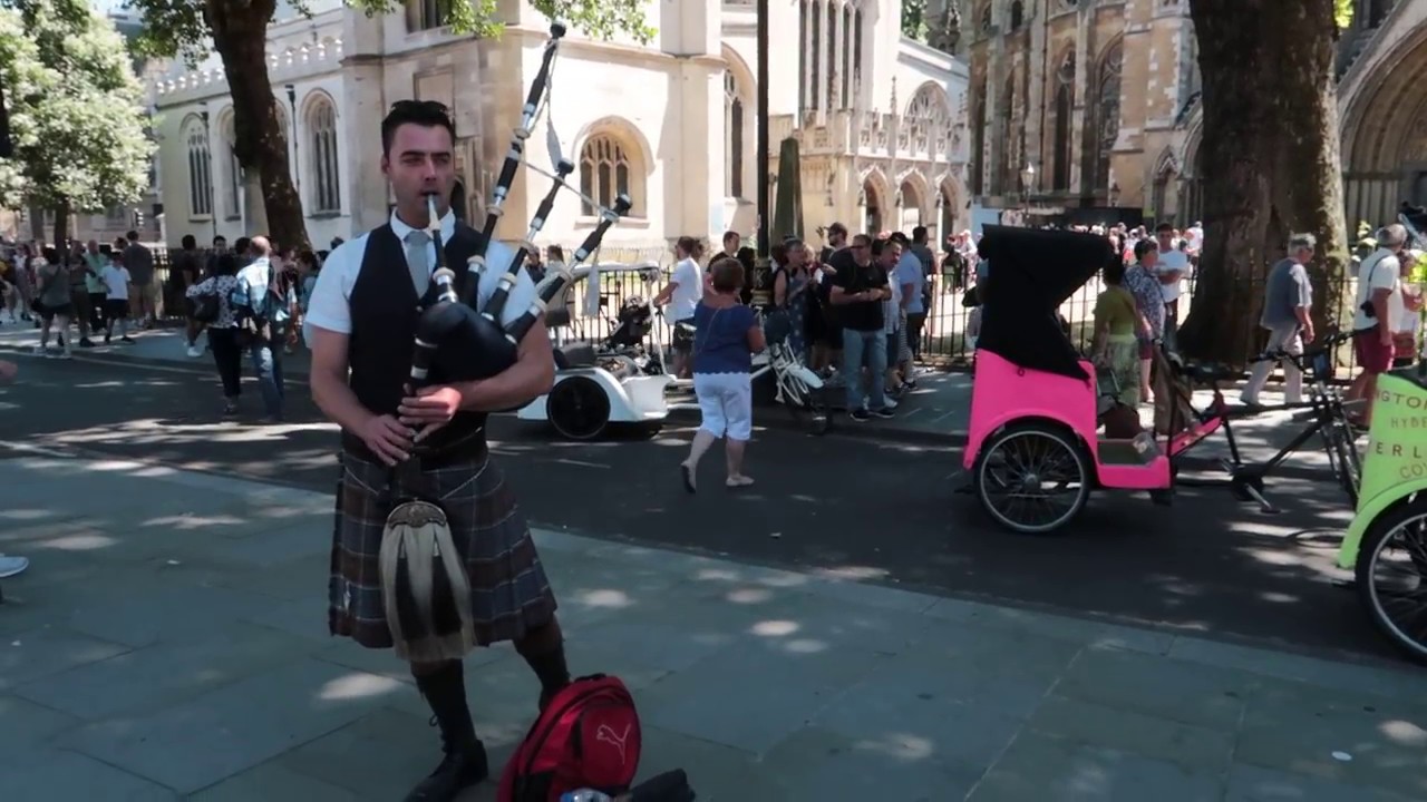 Bagpipe near Westminster Abbey, London YouTube