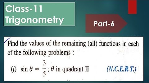 If cot A=3/4 then find other trigonometric ratios