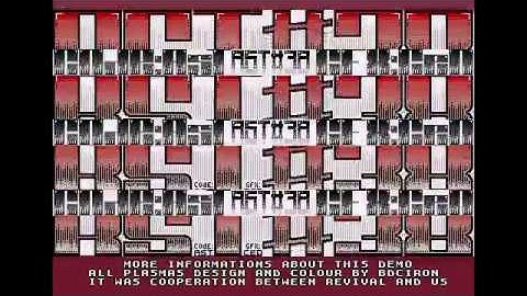 Amstrad Plus demo: RST#38 by Impact/AST (2012) 2min. edition