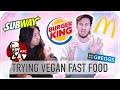 Trying Vegan Fast Food : meat-eaters review | Shaaba ft. @Jammidodger