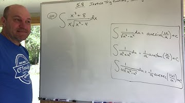Calculus 1, Ch 5.8, Inverse Trig Functions