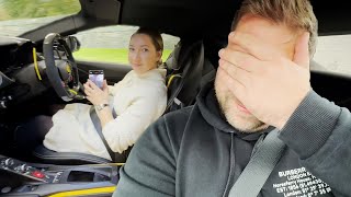This Was a BAD IDEA!! I've let HER drive my brand new FERRARI!!