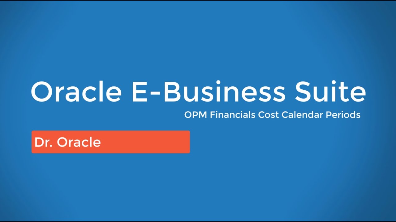How To Define Cost Calendar And Open Period In Oracle Costing YouTube How To Define Cost Calendar And Open Period In Oracle Costing YouTube