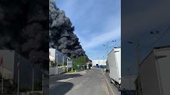 Incendie EURASIA GROUP Le Blanc Mesnil