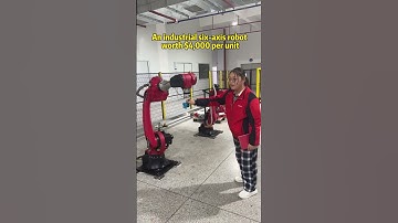 Arm span 1850mm load 20kg six-axis robot worth $4,000 one #six-axis robot #robotic arm #industrial