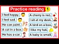Practice reading sentences 1   reading lesson  kids  beginners  learn with examples
