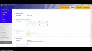 Adding a Blog to your Blackboard course