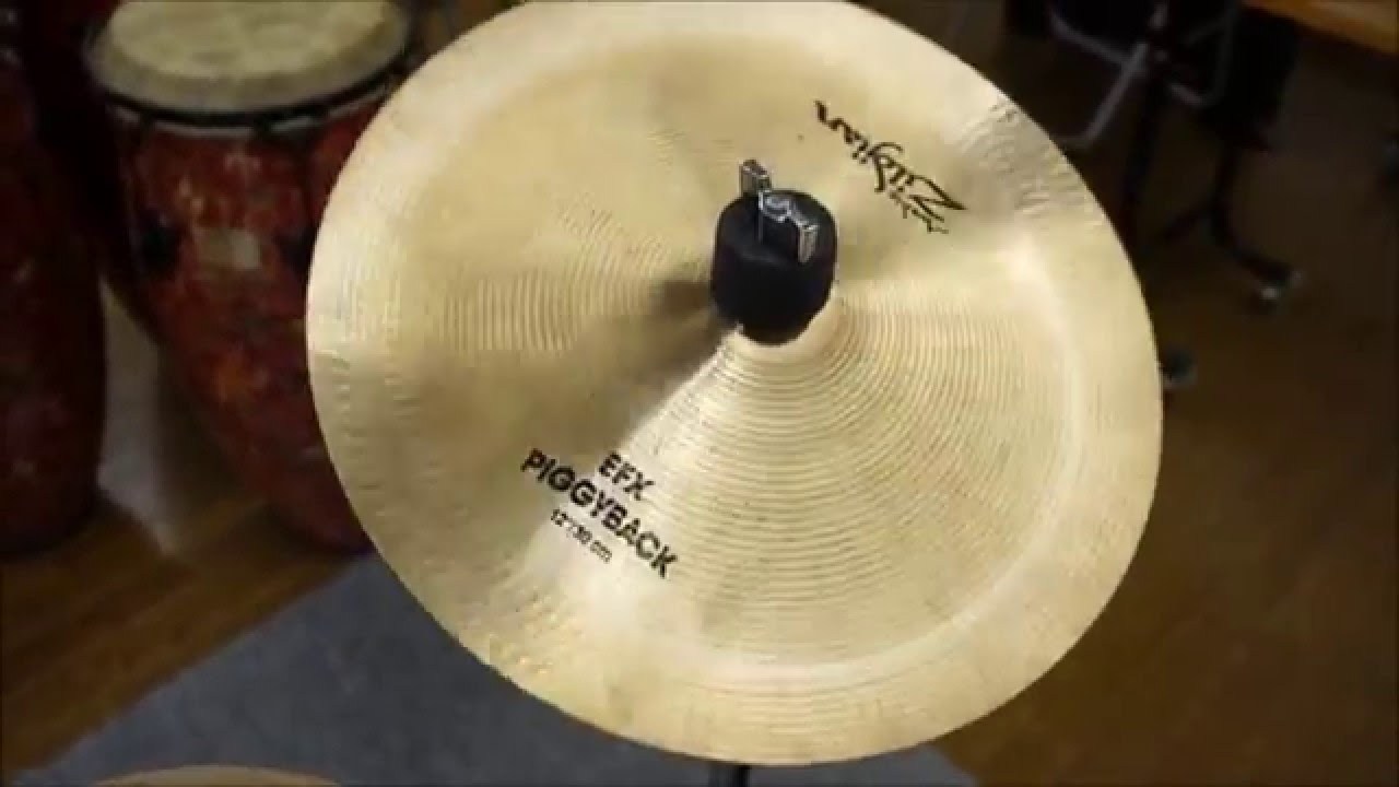 Zildjian EFX PIGGYBACK 12 大久保宙さん所有シンバルを叩いてみた 