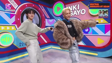 Kai and TXT Yeonjun doing the Rover Challenge