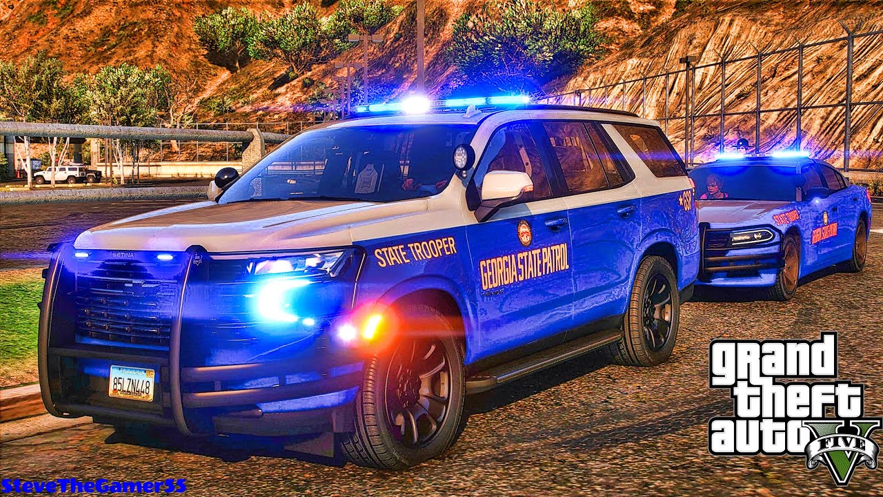 Playing GTA 5 As A POLICE OFFICER Highway Patrol| GSP|| GTA 5 Lspdfr ...