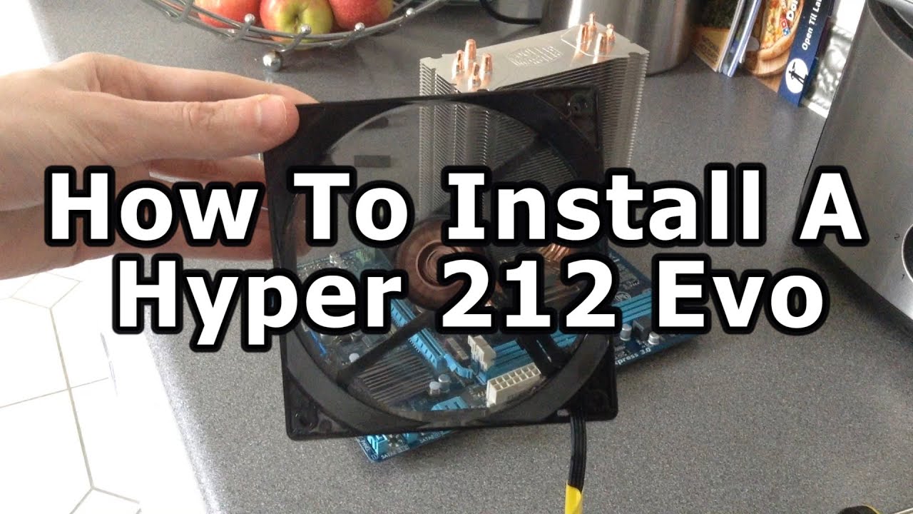 coolermaster hyper 212 evo have to uninstall mobo to install