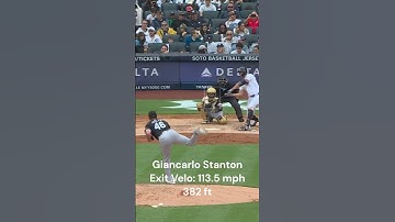 Hardest Hit Home Run from Saturday May 18, 2024 #mlb #baseball #homerun #dingers #yankees #shorts