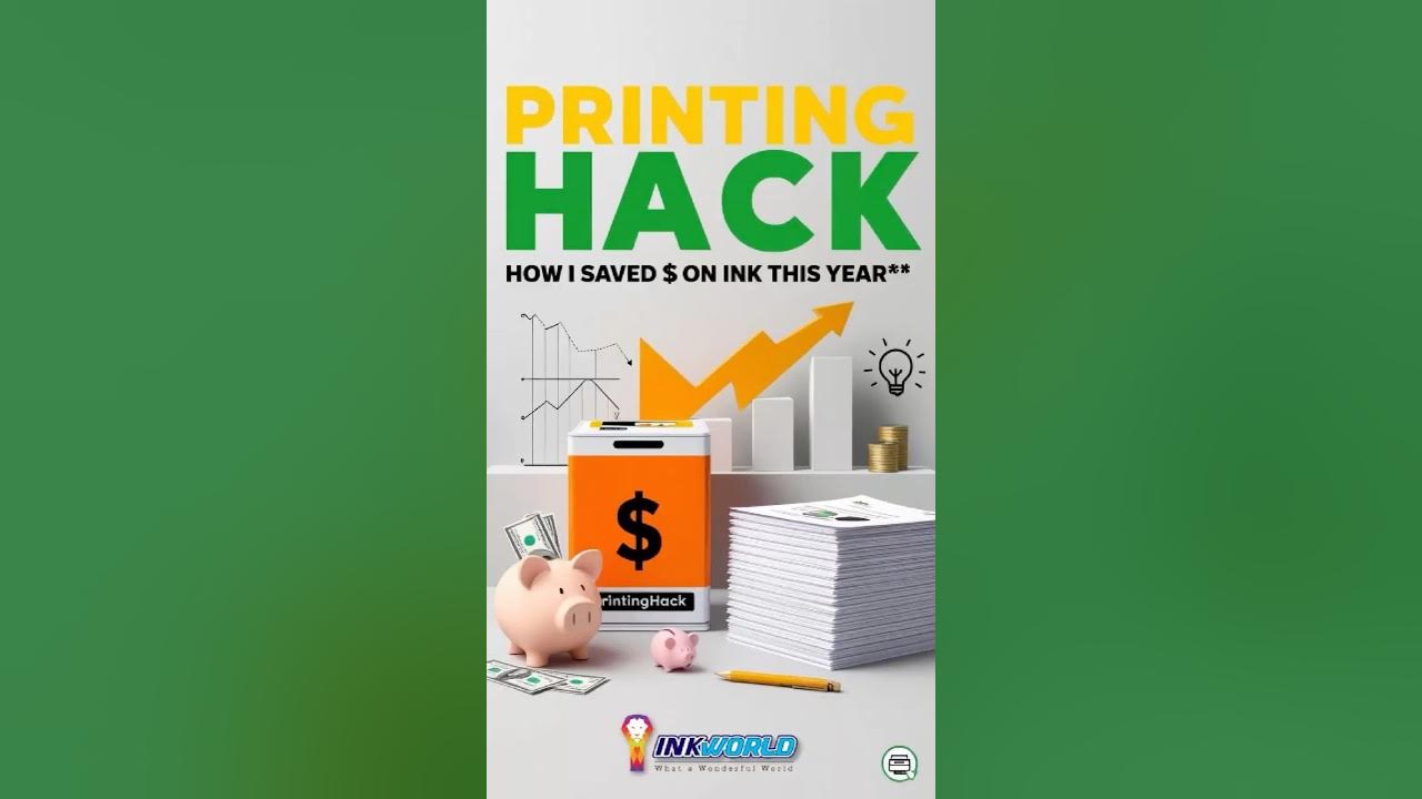 Printing Hack How I Saved on Ink This Year 🖨️ YouTube