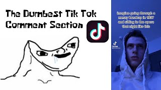 The Dumbest Tik Tok Comment Section I've Ever Seen