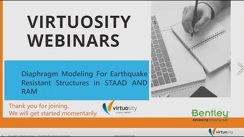Diaphragm Modeling for Earthquake Resistant Structures in STAAD and RAM