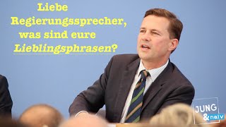 Clip der Woche: Was sind eure Lieblingsphrasen, liebe Regierungssprecher?