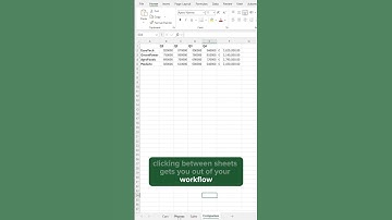 Stop Clicking Between Sheets! Use These Excel Shortcuts Instead!