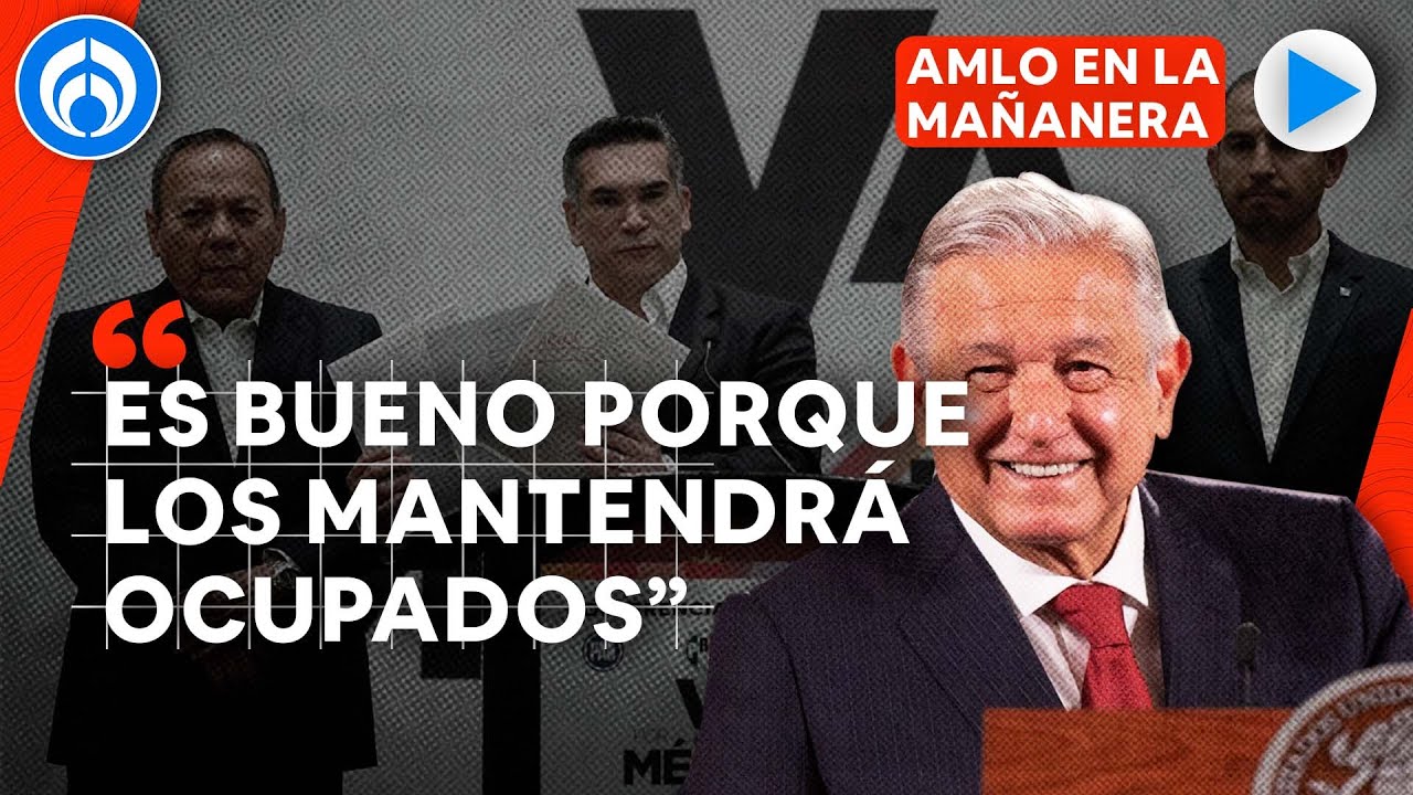 AMLO se burla de la oposición por pedir 1 millón de firmas a aspirantes a las elecciones del 2024