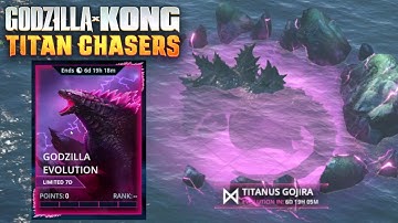 Godzilla Evolution Event Gameplay (Limited Event) - Godzilla x Kong Titan Chasers