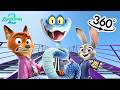 Zootopia 2 Roller Coaster 360° VR 🐰🏙️ City Adventure Ride!
