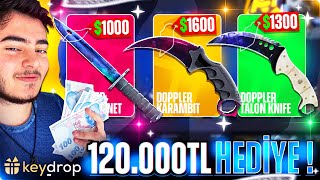 KEYDROP'ta 120.000₺ 3 BIÇAK HEDİYE EDİYORUM !!  ( Keydrop Promo Code giveaways 2024 )