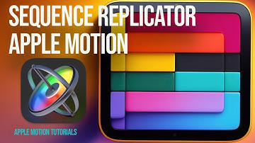 SEQUENCE REPLICATOR | APPLE MOTION  TUTORIAL | LOWER THIRDS