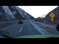 Driving a semi on i84 through the echo canyon utah