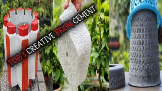 Cement Craft Ideas - TOP 3 CREATIVE FROM CEMENT FOR YOUR HOME