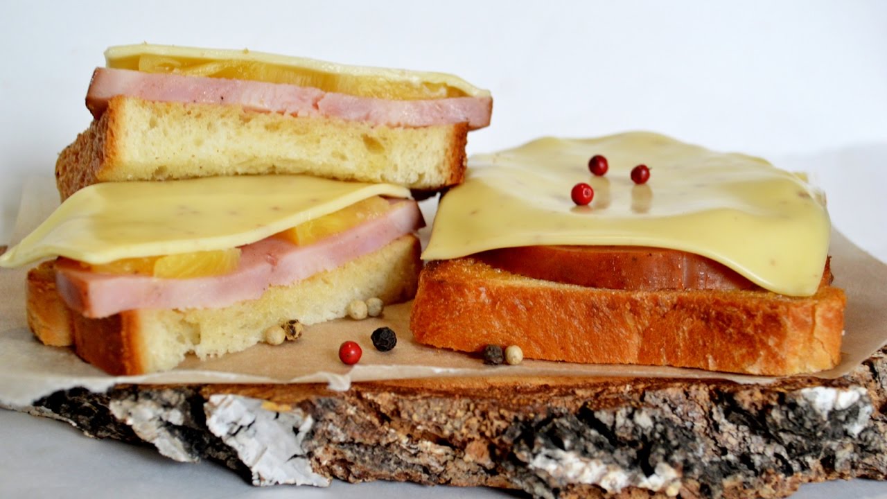 Бутерброд С Ветчиной И Сыром Фото