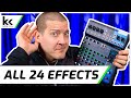 Yamaha MG10XU Audio Effects Demo - All 24 FX Test