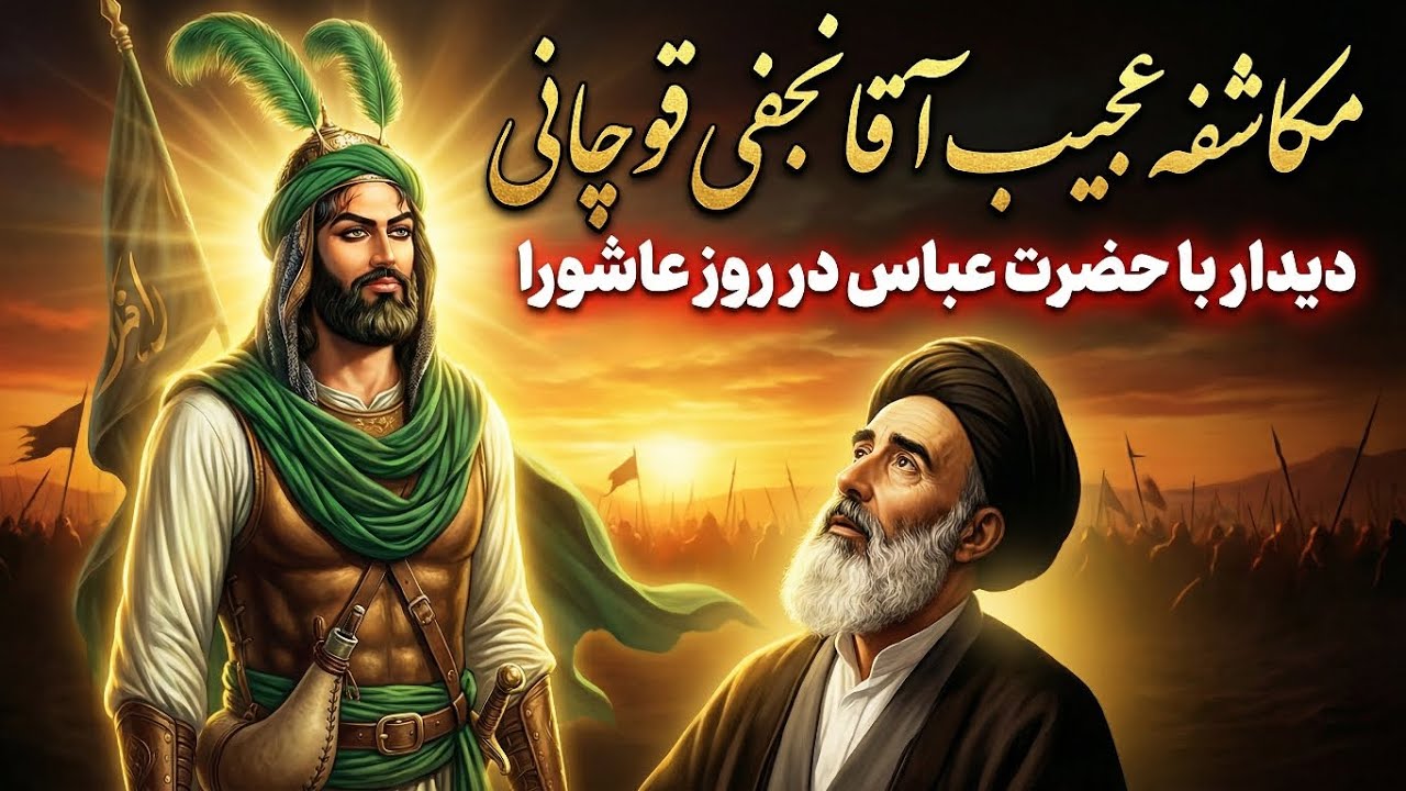 دیدن حضرت عباس در روز عاشورا  ❌ مکاشفه عجیب آقا نجفی قوچانی⛔ از کتاب سیاحت شرق