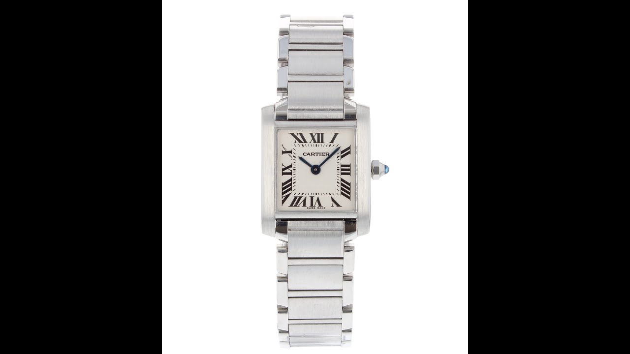 Pre Owned Watch Cartier Tank - YouTube