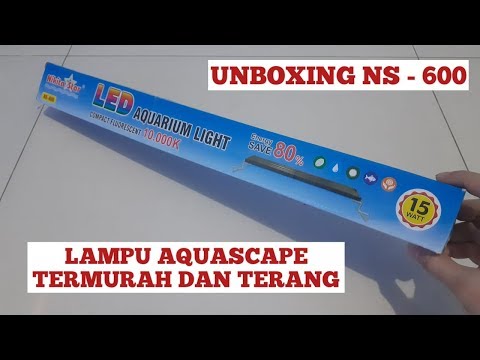 UNBOXING Lampu LED Aquascape TERBARU MURAHH!!. 