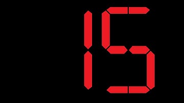 15 Second LCD Silent Countdown Timer