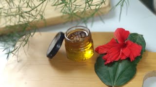 hibiscus hair oil| hibiscus for hair growth| how to use hibiscus flower and leaves for hair oil