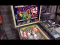 Bally 1972  Space Time Pinball machine in action