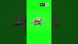 Helicopter Green screen video | army helicopter green screen