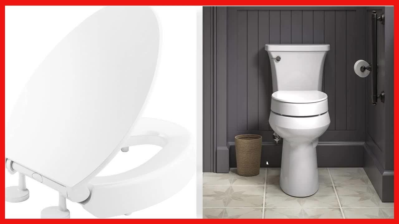 Great product -  Hyten Elevated Quiet-Close Elongated toilet seat, White