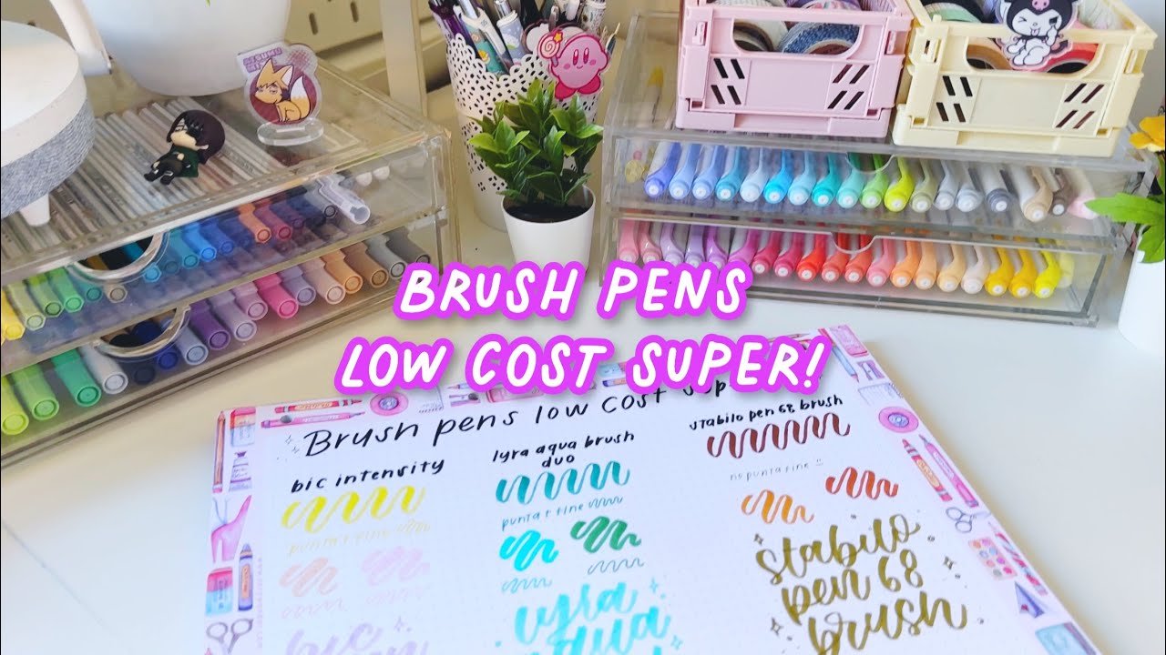 BRUSH PENS LOW COST SUPER✨ 