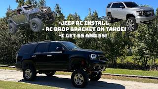 6" RC LIFT INSTALLED ON JEEP! | 5" DROP BRACKET RC INSTALLED ON 07-13 TAHOE | 6s & 5s FOR MY TAHOE!