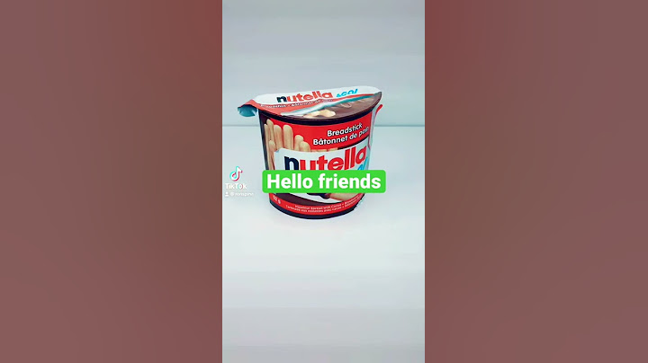 Nutella sticks secret …hidden bonus hack compartment