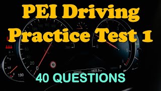 Prince Edward Island Driving Practice Test 1 [40 Q/A] screenshot 1