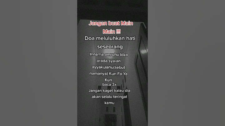 Doa Meluluhkan Hati Seseorang