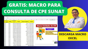 Gratis Macro excel para consulta de validez de Facturas SUNAT 2025