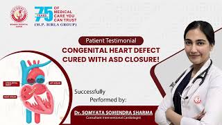 ASD Device Closure Success Story | Bombay Hospital Jaipur | Dr. Somyata Somendra Sharma