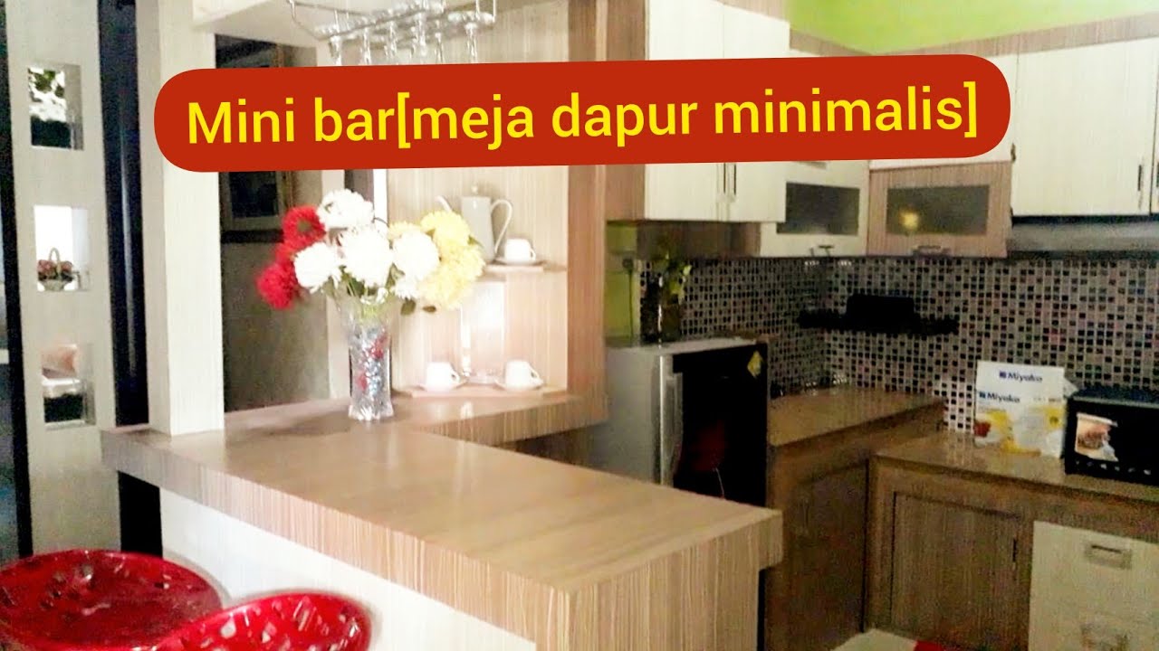 Mini bar meja dapur minimalis YouTube